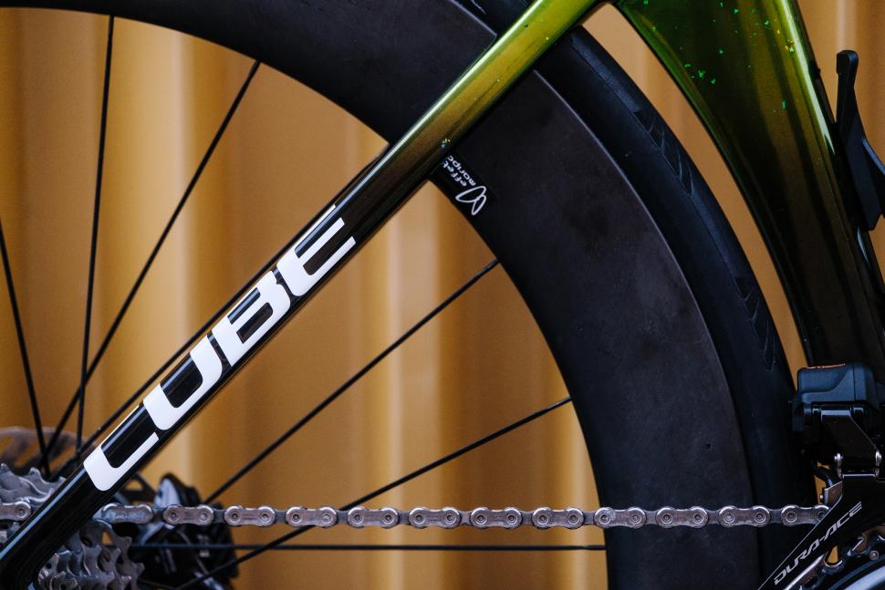 2022 Cube C:68X Biniam Girmay World Champs rear stay @cyclingmedia_agency