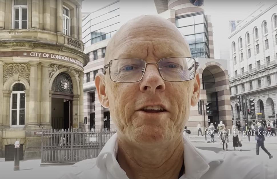 CyclingMikey, City of London Magistrates (credit - CyclingMikey Youtube)