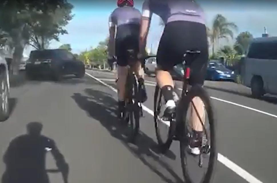 Cyclist flies over handlebars and &ldquo;nearly breaks neck&rdquo; after uninsured SUV driver pulls out in Auckland New Zealand (YouTube) 2