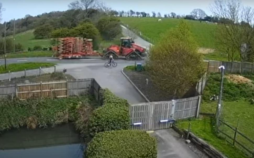 Cyclist flung over car by driver on pavement (credit - Kent Police) 3