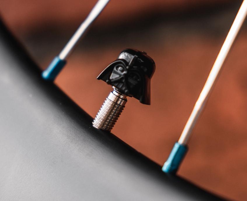 darth vader dust cap - via Brick Caps
