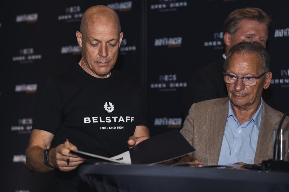 Dave Brailsford press conference 2021 - via Bioracer 2