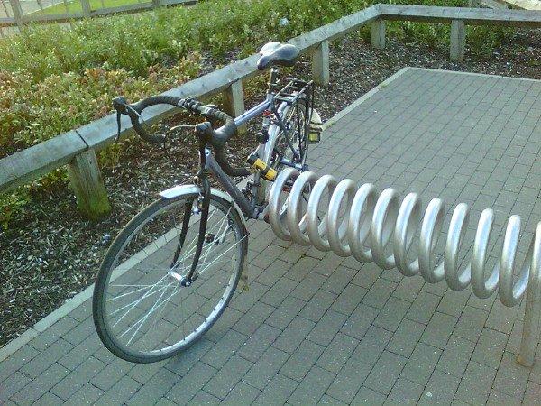 Turkey Twizzler bike rack