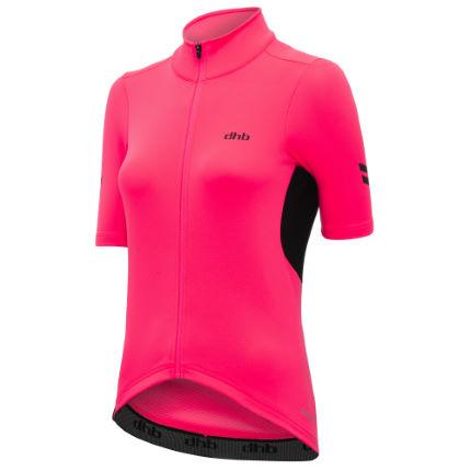 dhb-Aeron-Women-s-Rain-Defence-Short-Sleeve-Jersey-Jerseys-Pink-SS18-NU0715PINK8-9