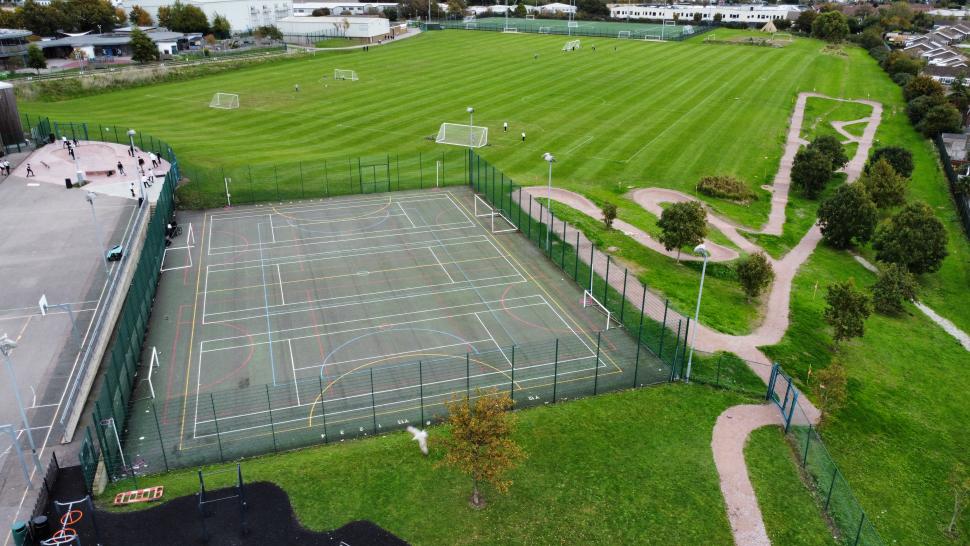 Folkestone Academy mountain bike track