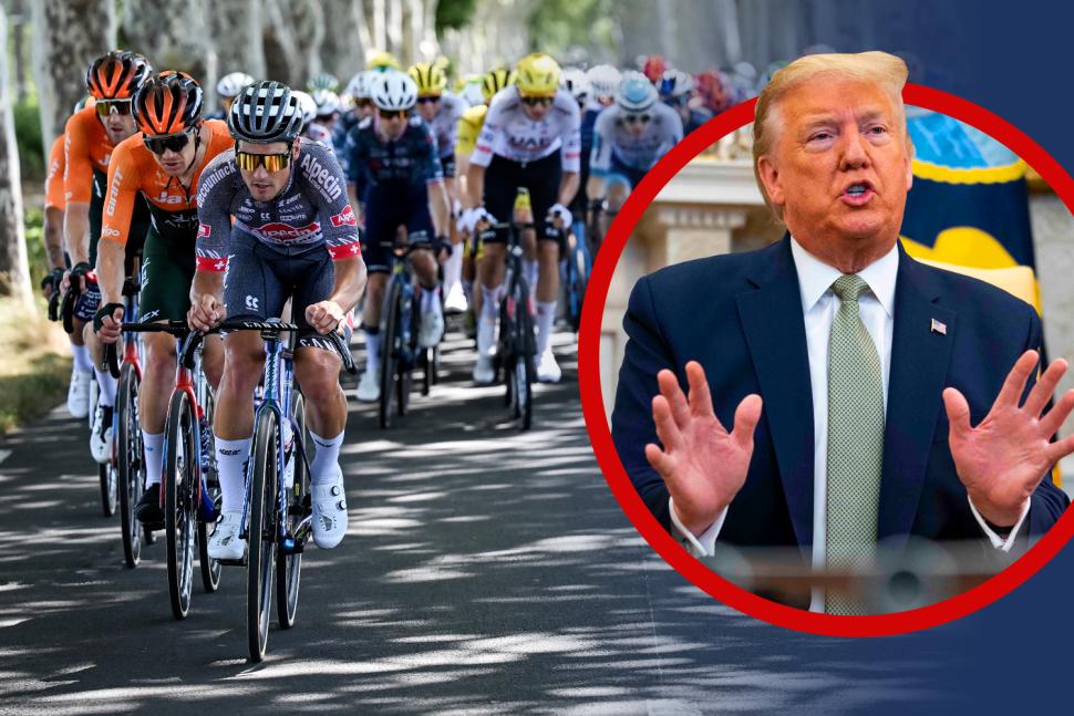 Donald Trump and the Tour de France peloton
