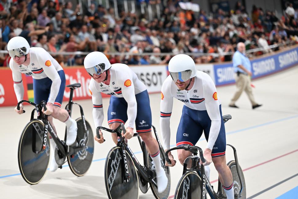 2025 UCI Track World Championships, Great Britain silver medal in men's team sprint