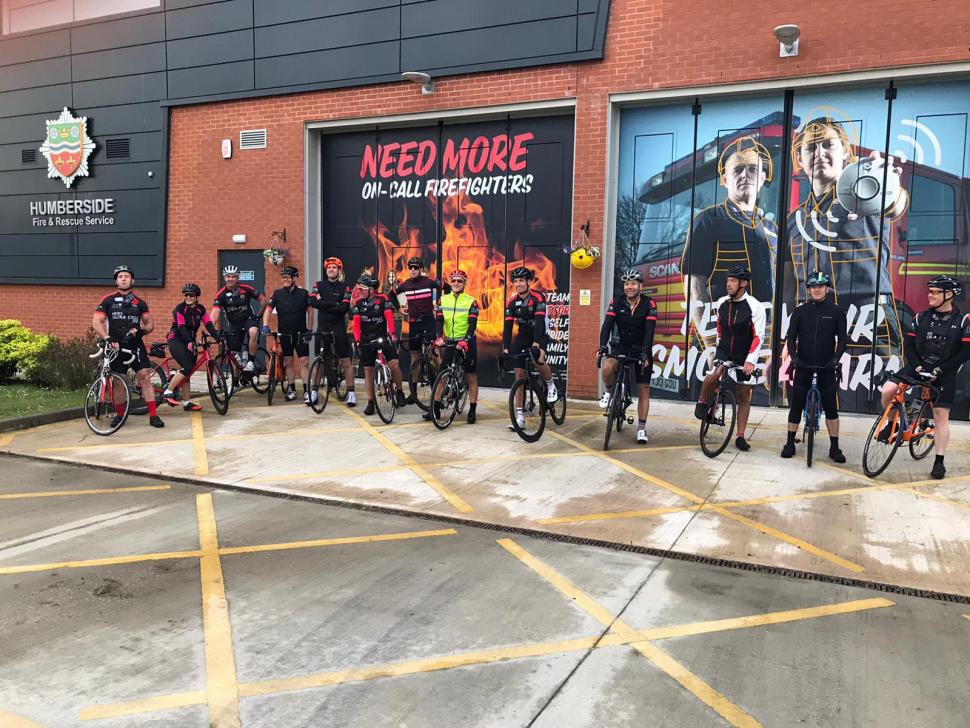 Humberside Fire and Rescue Service charity ride (via HFRS/Twitter)