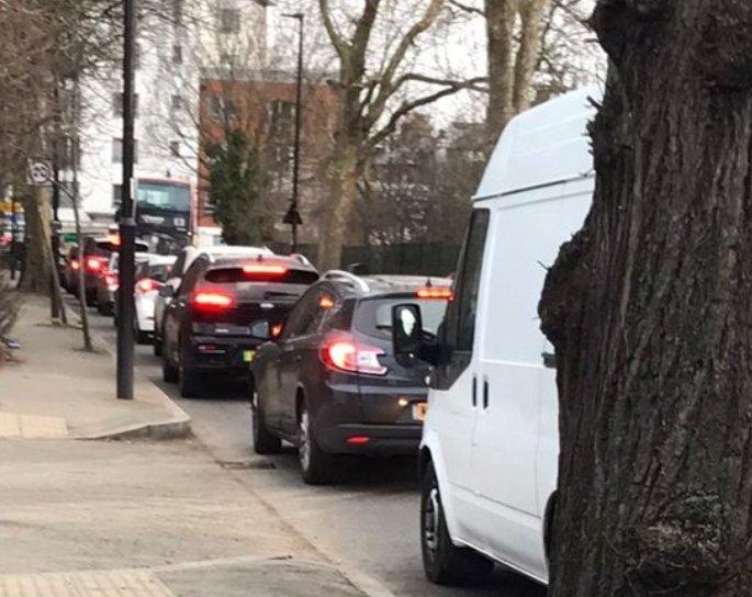 Ealing traffic (via Better Ealing Streets Twitter)