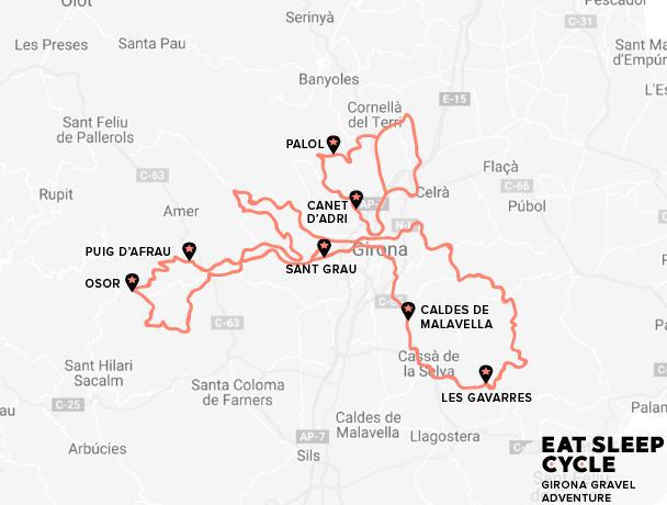 Eat Sleep Cycle Girona Gravel Experience