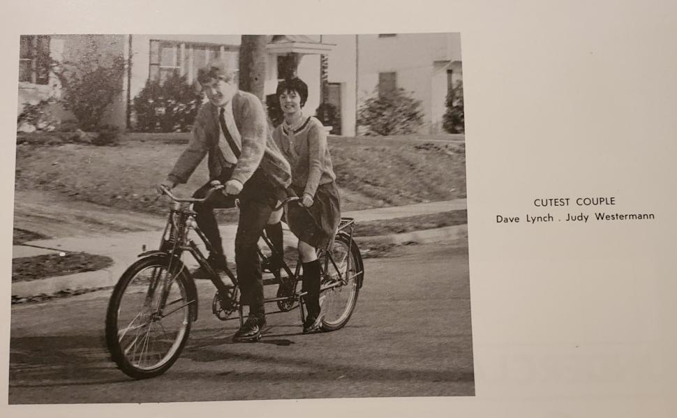 David Lynch on a tandem (@TheFilmStage on Twitter)