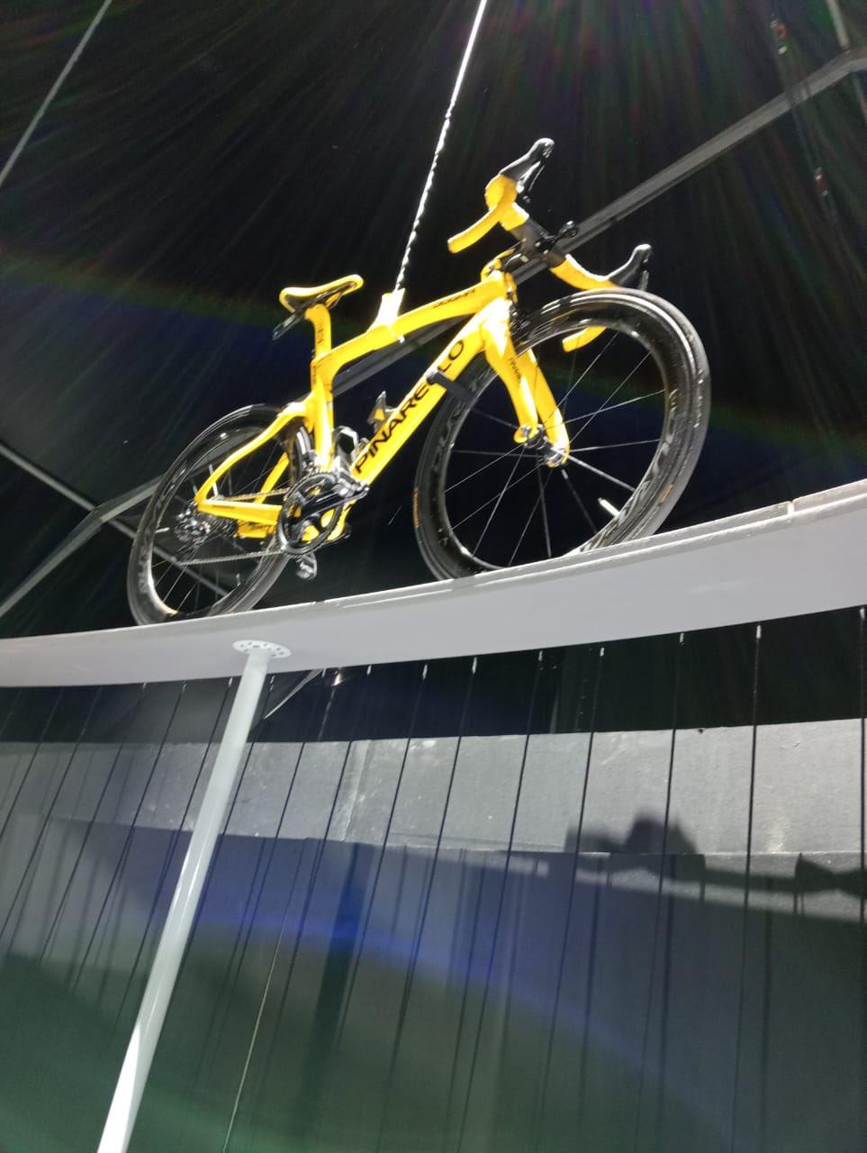 Egan Bernal's yellow Pinarello