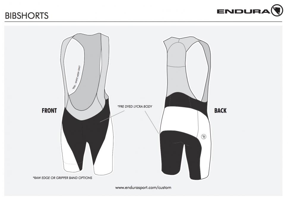 Endura shorts template