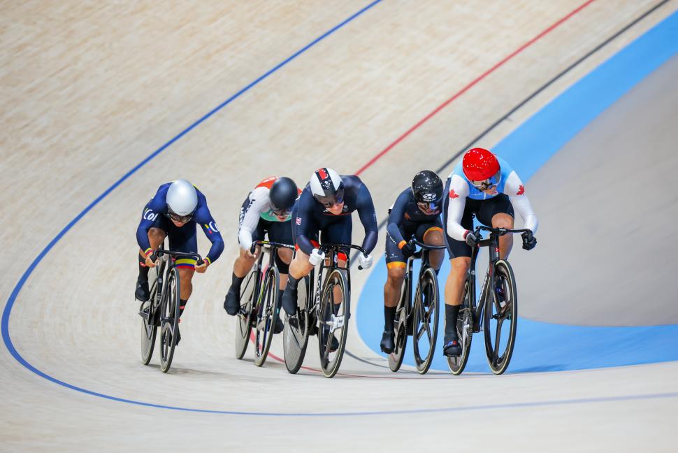 Katy Marchant, 2024 Paris Olympics, keirin (Ed Sykes/SWpix.com)
