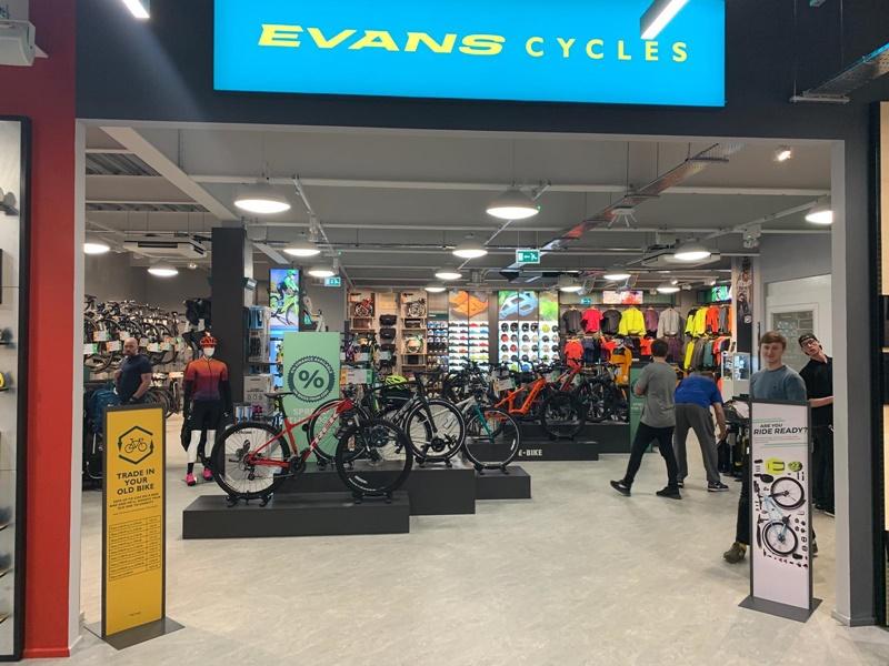 Evans Cycles Store Front