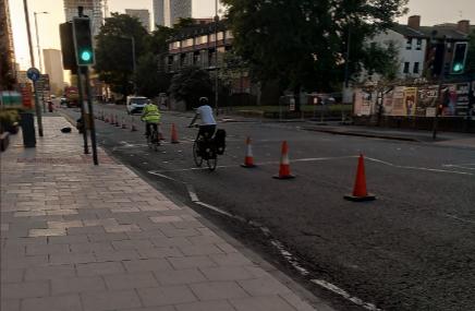 extinction rebellion pop-up lane manchester 2 - via xr manchester.PNG