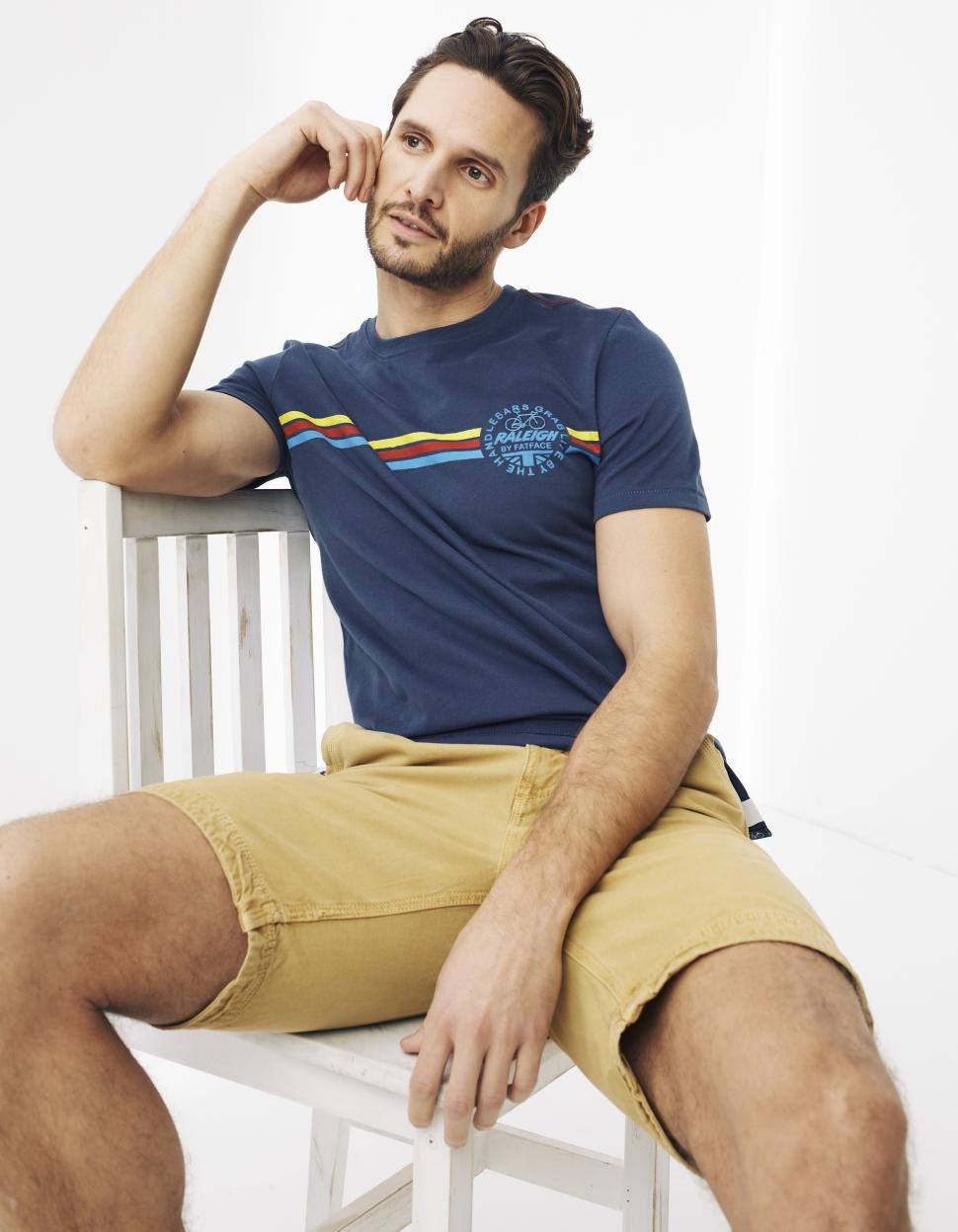 FatFace X Raleigh Championship Stripe Tee in Washed Blue 974053, &pound;28.jpg