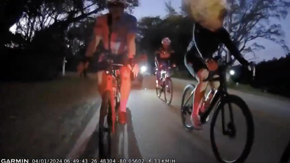 Florida driver hits group of cyclists