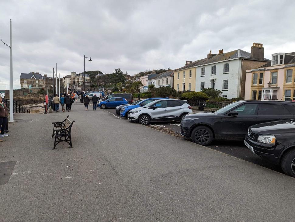 Clevedon cycle lane protest (Image credit: Justine Willington/Twitter)