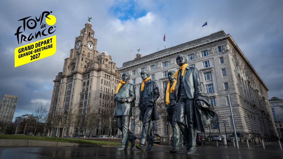 The Beatles celebrate the 2027 Grand Depart route announcement