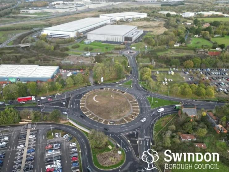 Gablecross junction, Swindon (Swindon Borough Council)