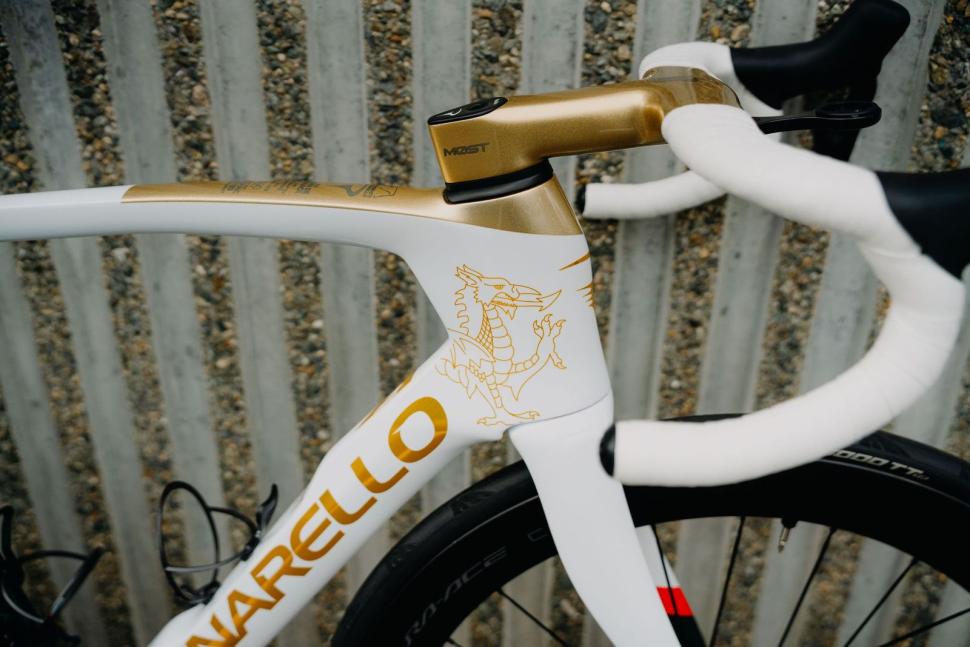 Geraint Thomas custom Tour of Britain Pinarello Dogma