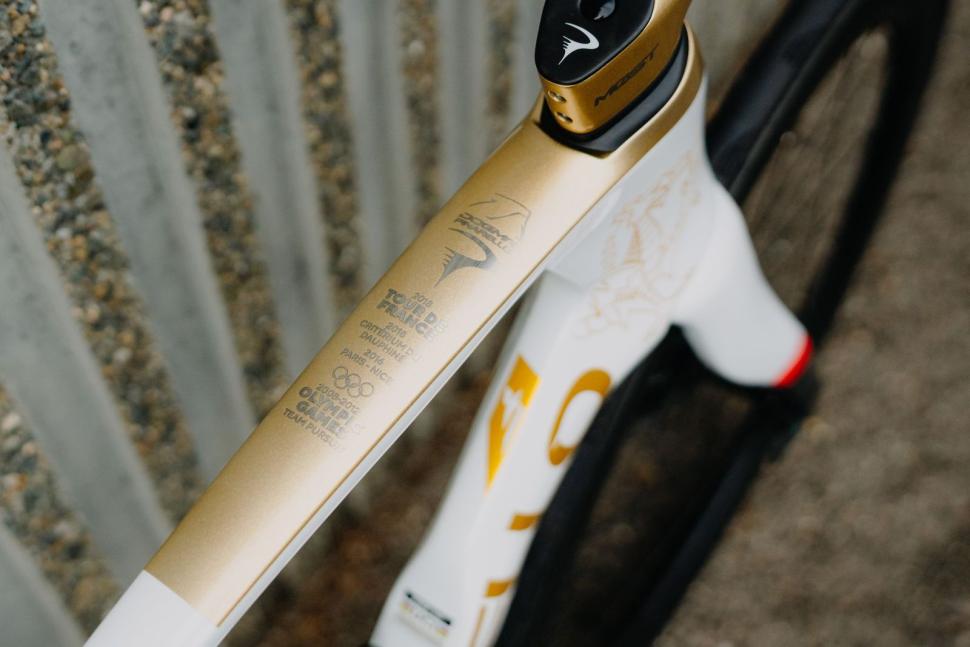 Geraint Thomas custom Tour of Britain Pinarello Dogma