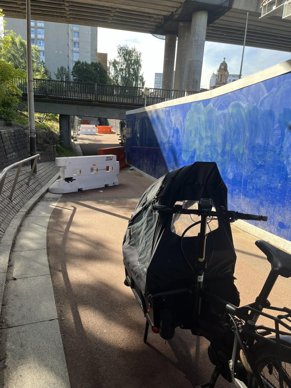Glasgow bike path barriers (Tom Quinn)