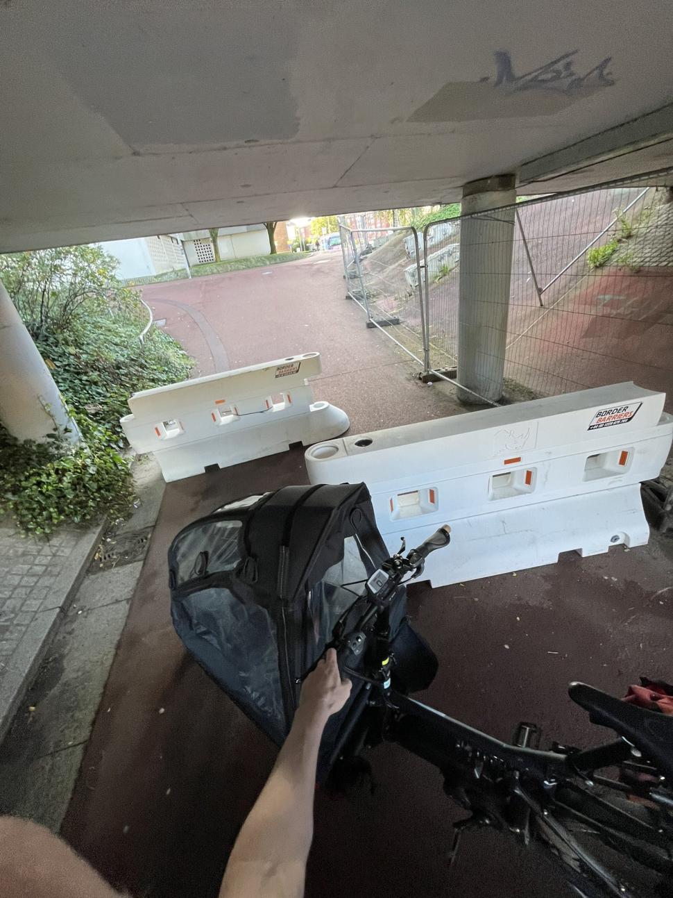 Glasgow bike path barriers (Tom Quinn)