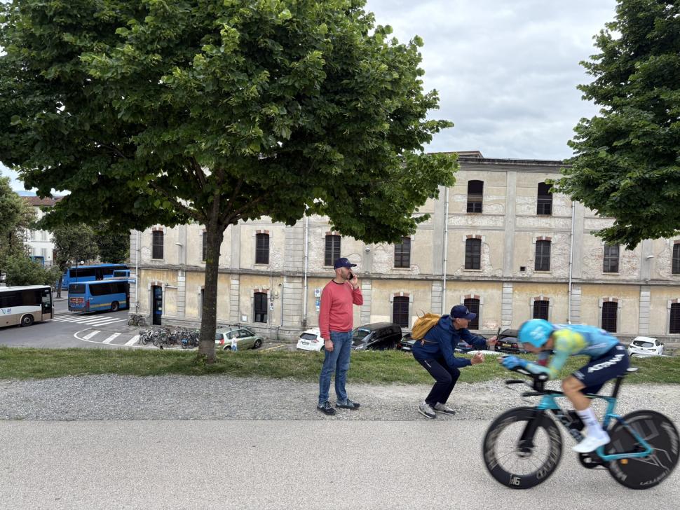 Richard Osman at the Giro