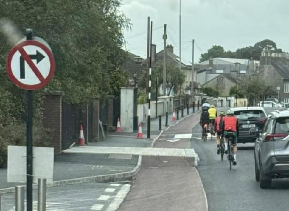 "BMX track" cycle lane (Rory McCarron/Twitter)