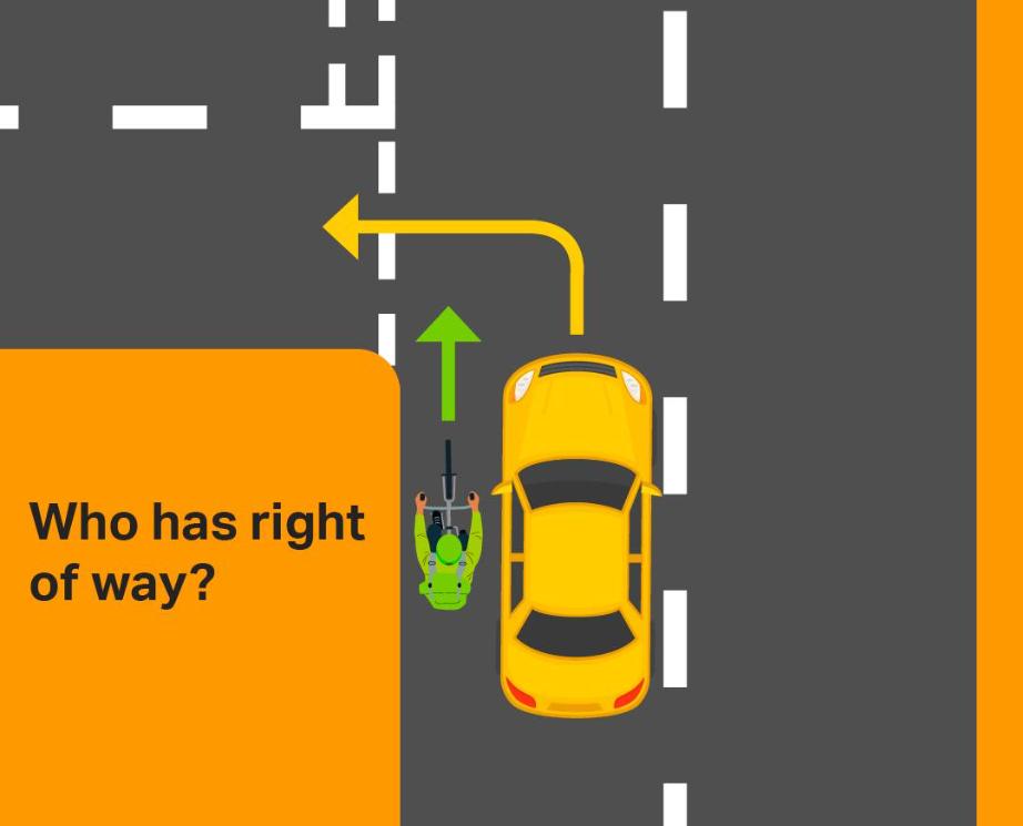 Halfords 'Who has right of way post?' (Halfords, Facebook)