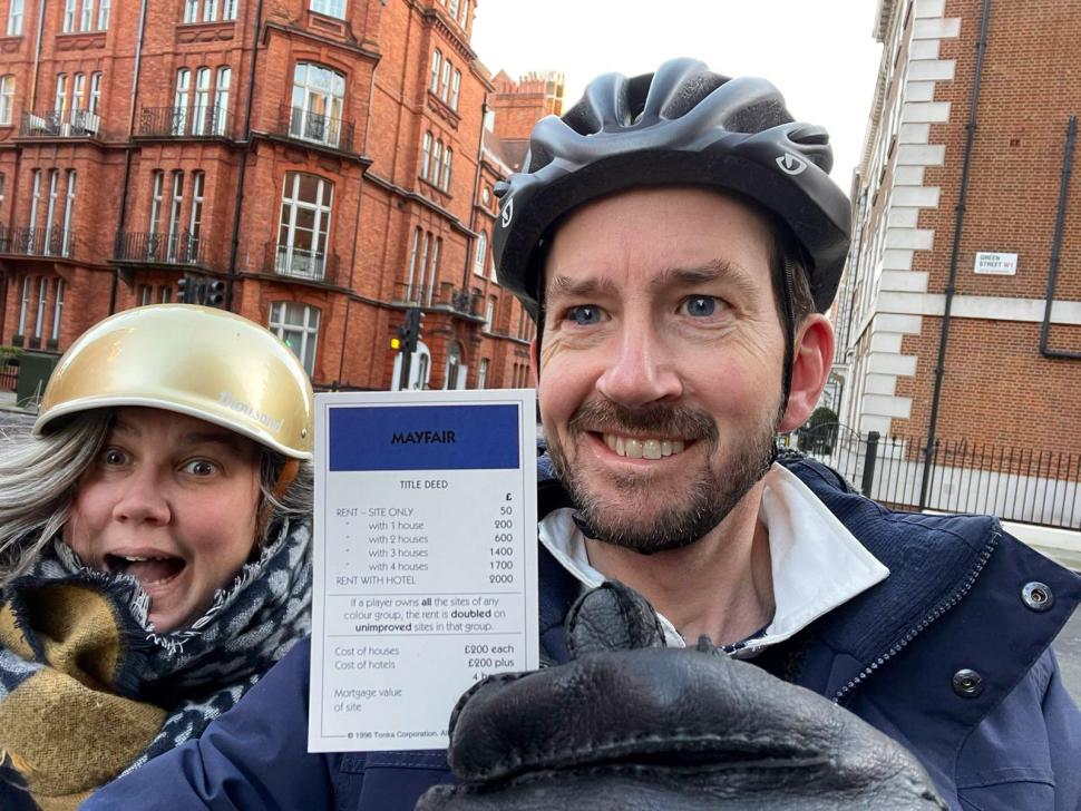 Heidi Alexander's Monopoly bike ride (@Heidi_Labour on Twitter)