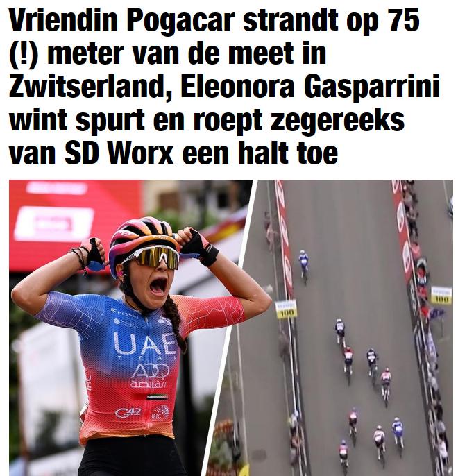 Het Nieuwsblad Ur&scaron;ka Žigart headline
