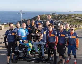 Conference seater LEJOG (Image: Cyclists Fighting Cancer)