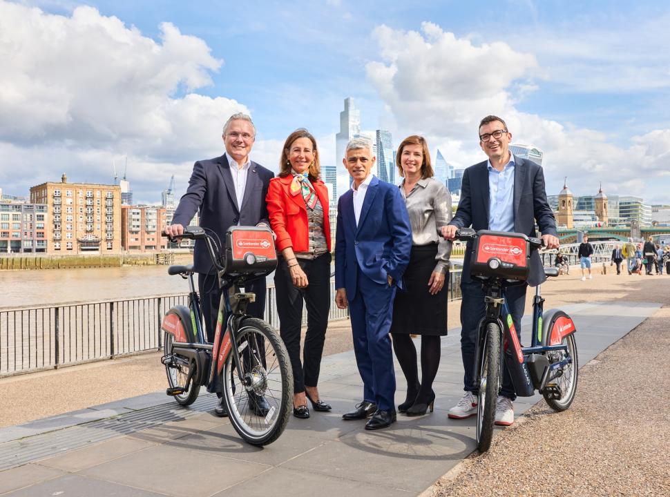 Santander London hire bikes