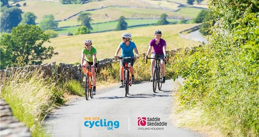 Saddle Skedaddle and Cycling UK partnership