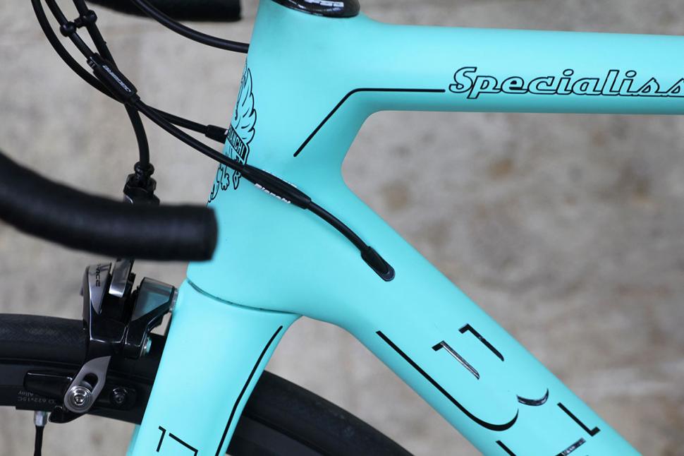 Bianchi Specialissima - cable route