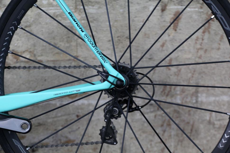 Bianchi Specialissima - rear drop out