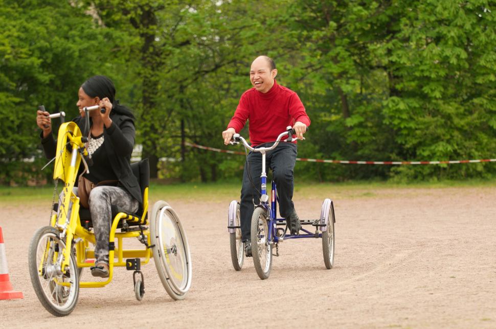 Wheels for Wellbeing handcycle and trike