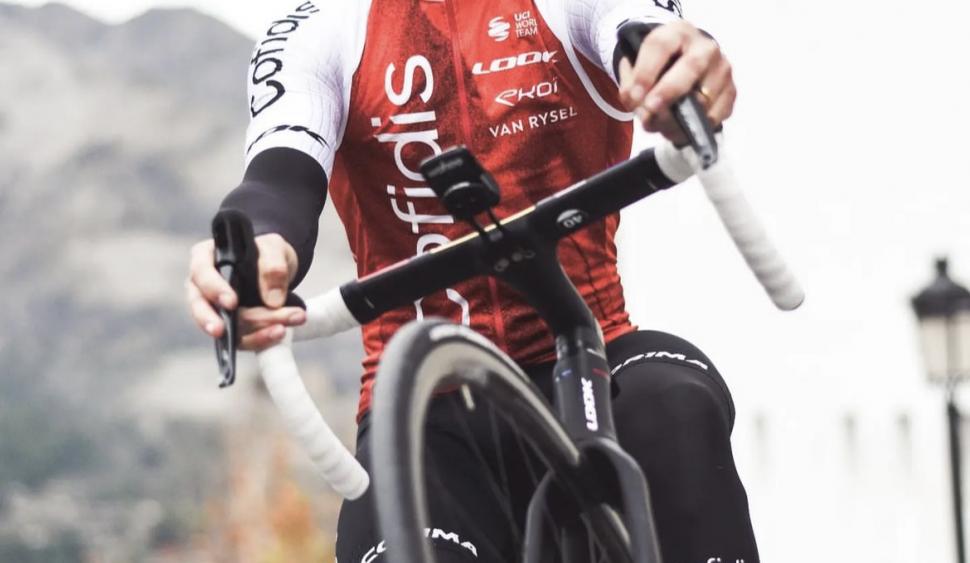 2023 Look road bike Team Cofidis handlebars