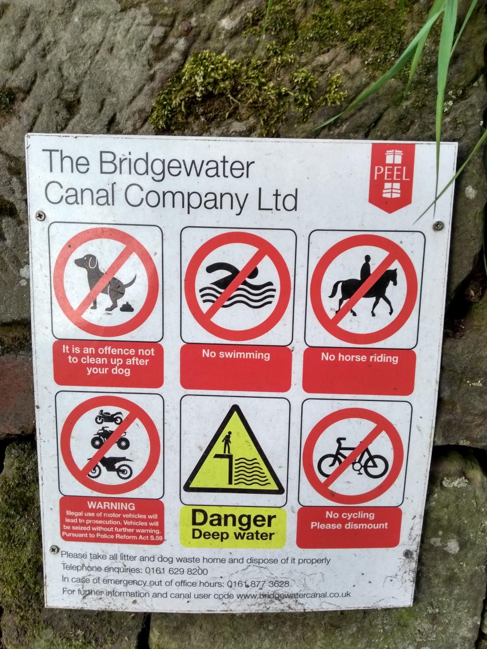 Bridgwater canal path little bollington