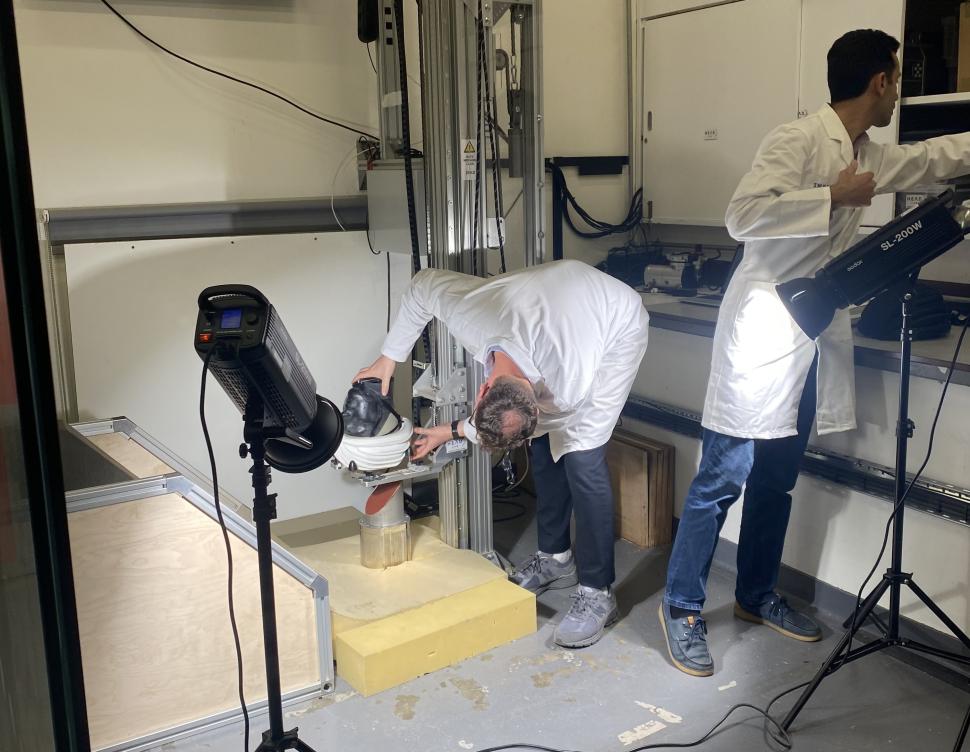 Ventete aH-1 testing at HEAD Lab Imperial College