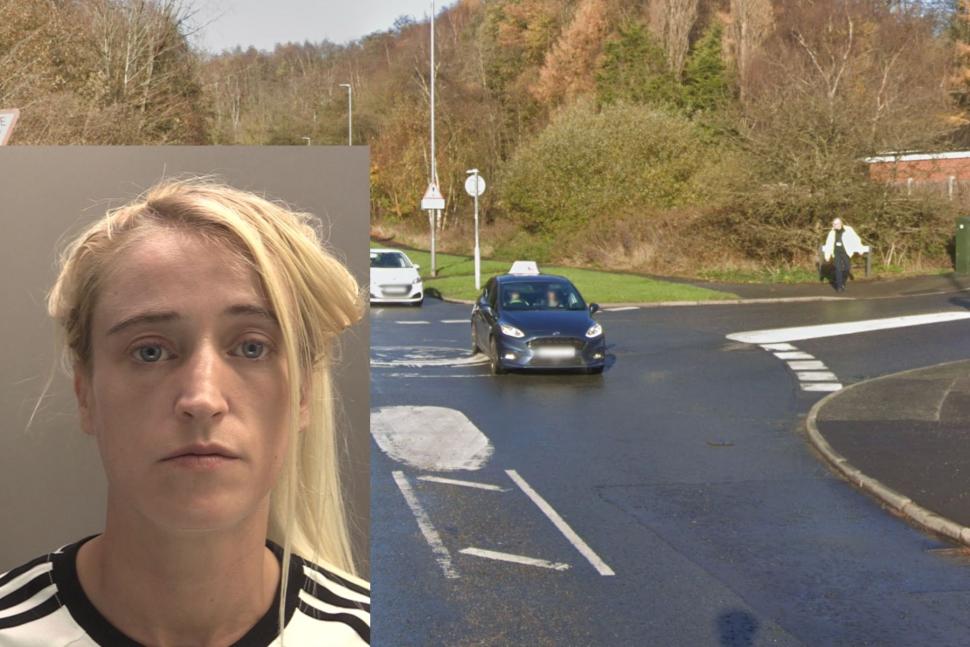Island Brow, St Helens; Inset: Anya Foster (Merseyside Police)