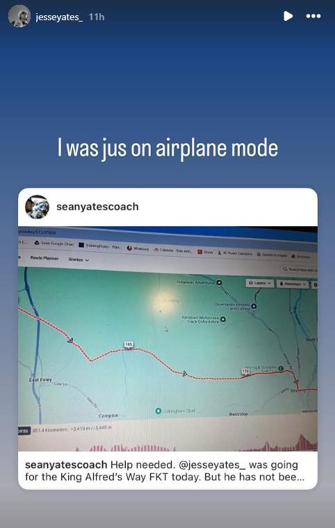 Jesse Yates airplane mode
