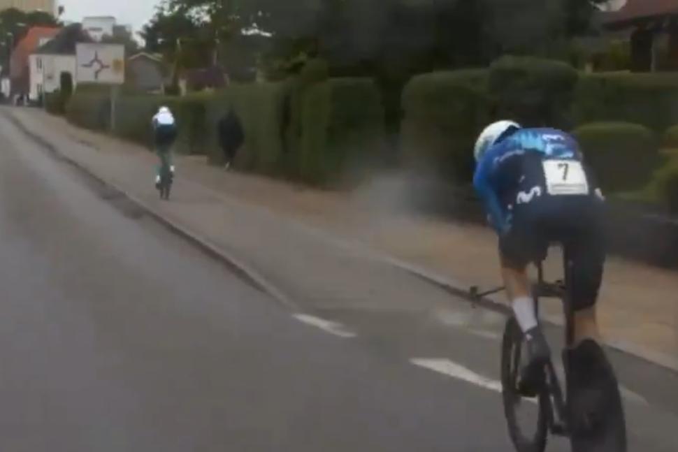 Johan Price-Pejtersen disqualified for riding on cycle lane during 2024 Danish time trial championships 2