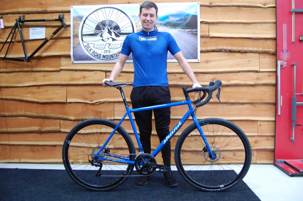 Josh Quigley with new custom-made Shand Stoater.JPG