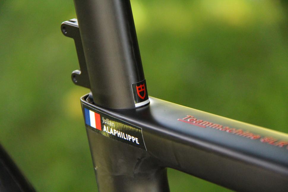 Julian Alaphilippe BMC Teammachine SLR - seatpost sticker