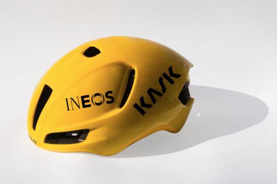 kask ineos yellow helmet