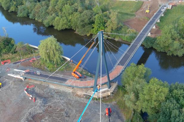 Kepax Bridge construction
